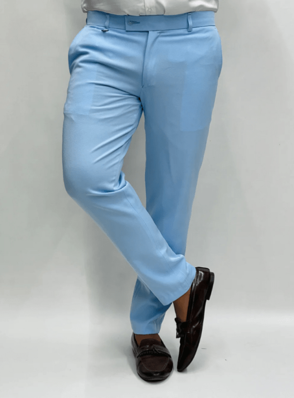 Pant/ Trousers ( Waist Adjustable)- Sky Blue