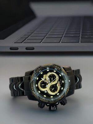 Invicta Venom Chronograph Black Dial Men's Watch