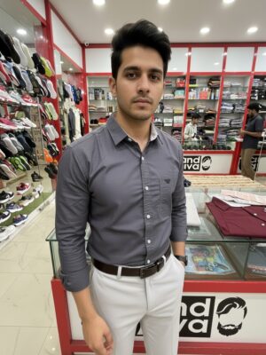 Oxford Cotton Lycra Shirt With Trouser (Combo)