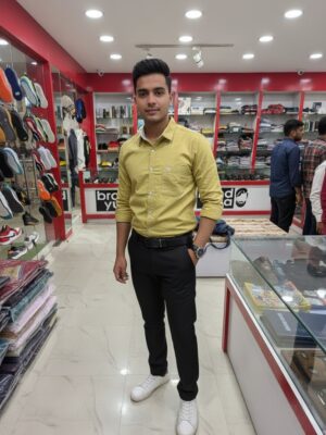 Oxford Cotton Lycra Shirt With Trouser (Combo)