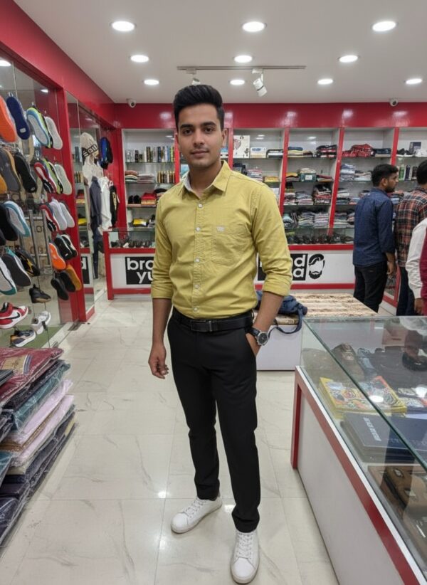 Oxford Cotton Lycra Shirt With Trouser (Combo)
