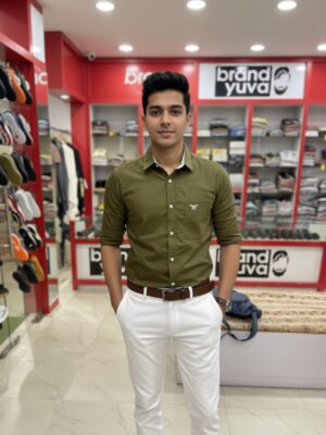 Oxford Cotton Lycra Shirt With Trouser (Combo)