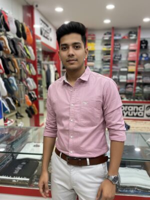 Oxford Cotton Lycra Shirt With Trouser (Combo)