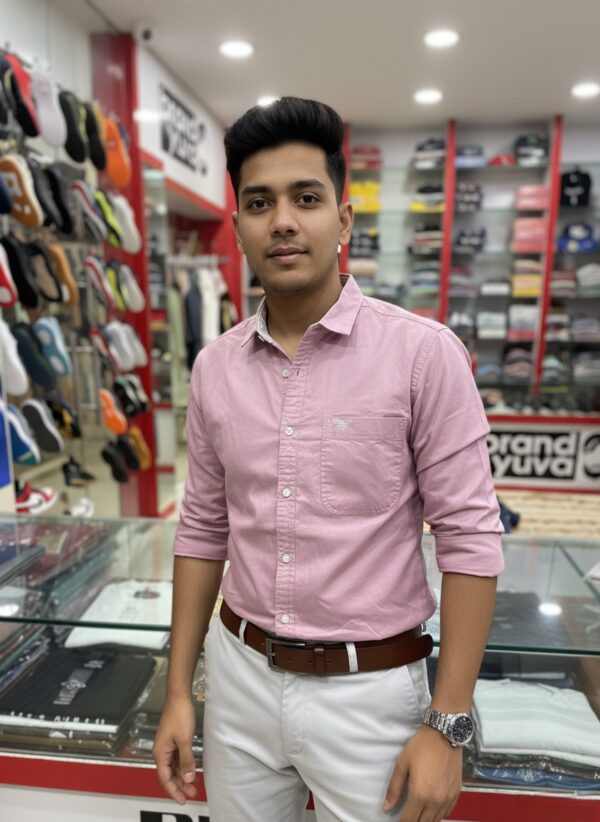 Oxford Cotton Lycra Shirt With Trouser (Combo)