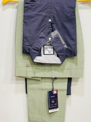 Oxford Cotton Lycra Shirt With Trouser (Combo)