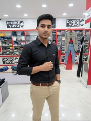 Oxford Cotton Lycra Shirt With Trouser (Combo)