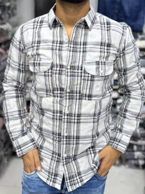 Premium Slub Linen Check Shirt