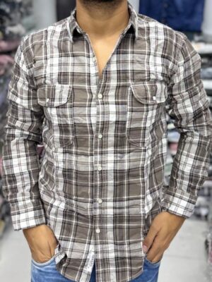 Premium Slub Linen Check Shirt