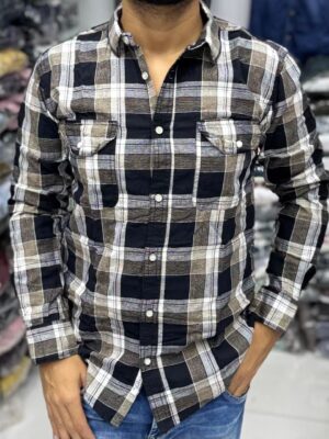 Premium Slub Linen Check Shirt