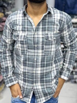 Premium Slub Linen Check Shirt