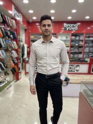 Oxford Cotton Lycra Shirt With Trouser (Combo)