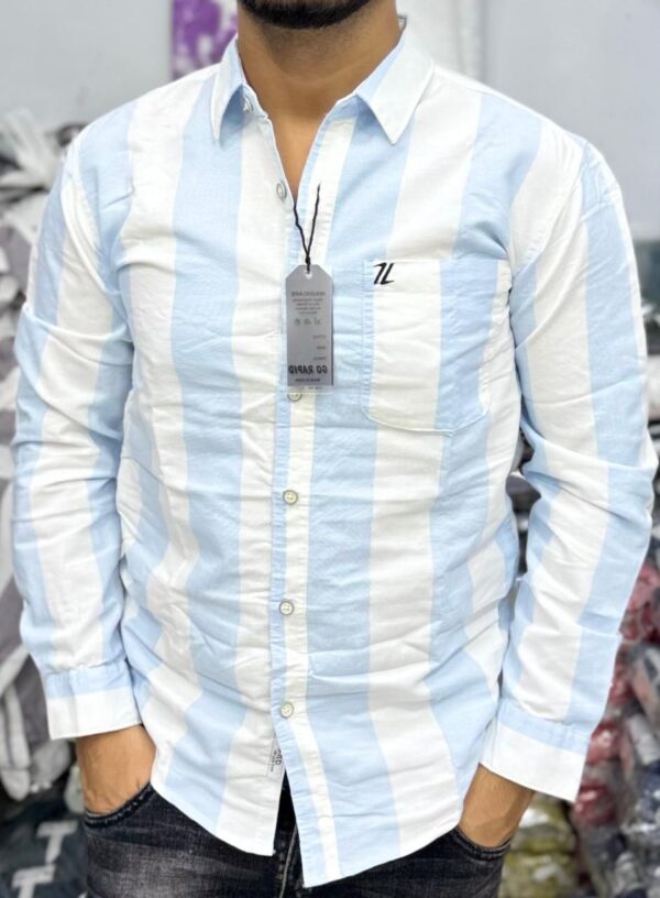 Latest Pattern Cotton White Shirt