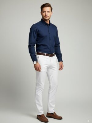 Premium Oxford Cotton Shirt with Pant (Combo)
