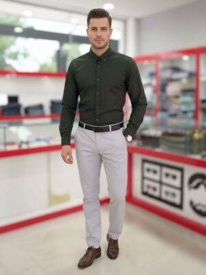 Premium Oxford Cotton Shirt with Pant (Combo)
