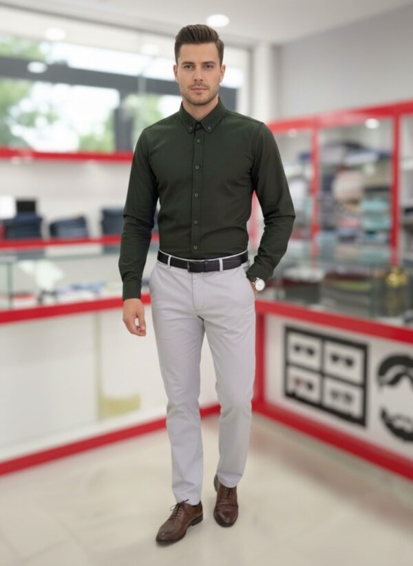 Premium Oxford Cotton Shirt with Pant (Combo)