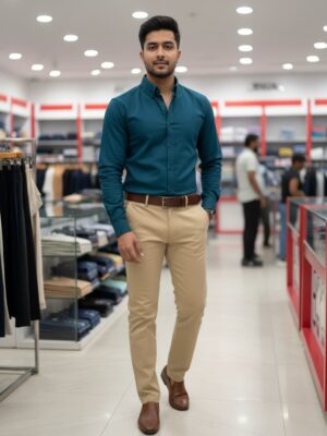 Premium Oxford Cotton Shirt with Pant (Combo)