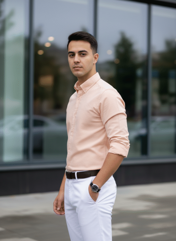 Premium Oxford Cotton Shirt with Pant (Combo) - Image 2