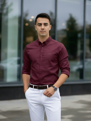 Premium Oxford Cotton Shirt with Pant (Combo)