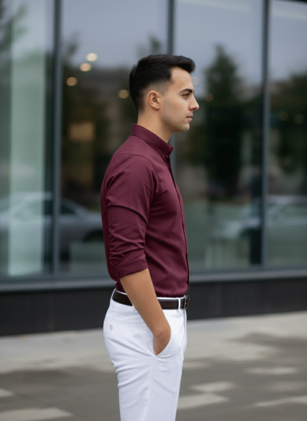 Premium Oxford Cotton Shirt with Pant (Combo) - Image 2