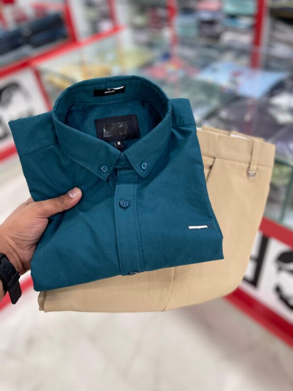 Premium Oxford Cotton Shirt with Pant (Combo) - Image 4