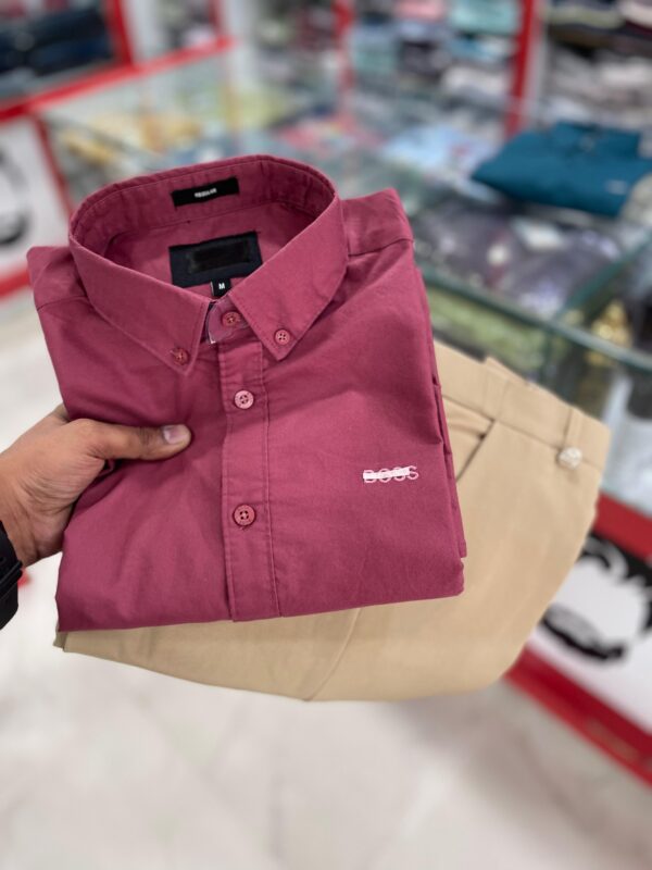 Premium Oxford Cotton Shirt with Pant (Combo) - Image 3